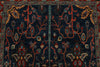 5x9 Navy and Rust Anatolian Traditional Rug