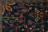 5x9 Navy and Rust Anatolian Traditional Rug