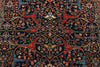 5x7 Navy and Red Anatolian Traditional Rug