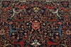5x7 Navy and Red Anatolian Traditional Rug