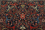 5x7 Navy and Red Anatolian Traditional Rug