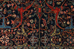5x7 Navy and Red Anatolian Traditional Rug