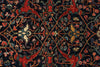 5x7 Navy and Red Anatolian Traditional Rug