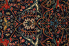 5x7 Navy and Red Anatolian Traditional Rug