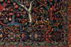 5x7 Navy and Red Anatolian Traditional Rug