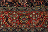 5x7 Navy and Red Anatolian Traditional Rug