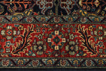 5x7 Navy and Red Anatolian Traditional Rug