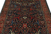 5x7 Navy and Red Anatolian Traditional Rug