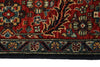 5x7 Navy and Red Anatolian Traditional Rug