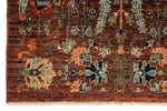 3x12 Brown and Multicolor Traditional Runner