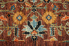 3x12 Brown and Multicolor Traditional Runner