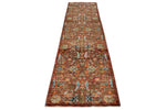 3x12 Brown and Multicolor Traditional Runner