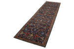 3x11 Navy and Red Anatolian Traditional Runner