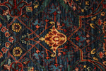 3x10 Navy and Red Anatolian Traditional Runner