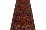 3x12 Rust and Navy Anatolian Traditional Rug