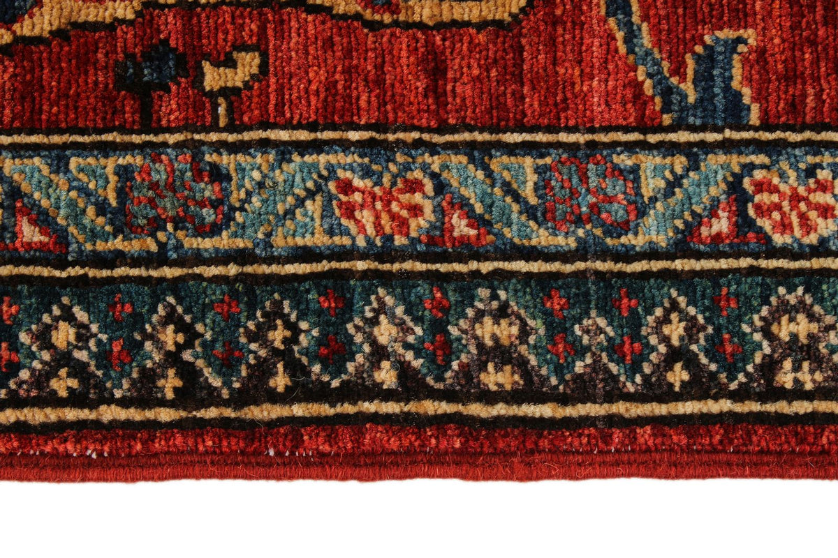 3x12 Rust and Navy Anatolian Traditional Rug