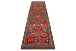 3x12 Rust and Navy Anatolian Traditional Rug