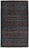 5x9 Blue and Navy Anatolian Traditional Rug