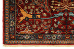 3x12 Red and Navy Anatolian Traditional Runner