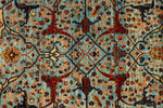 3x22 Light Blue and Multicolor Anatolian Traditional Runner