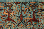 3x22 Light Blue and Multicolor Anatolian Traditional Runner