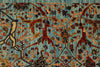 3x22 Light Blue and Multicolor Anatolian Traditional Runner