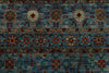 4x7 Blue and Green Anatolian Traditional Rug