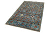 4x7 Blue and Green Anatolian Traditional Rug