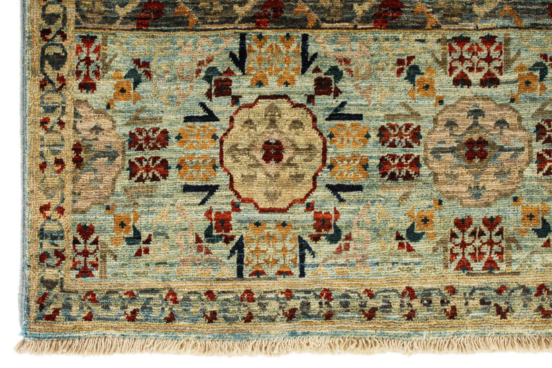 3x11 Blue and Multicolor Anatolian Traditional Runner