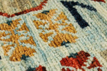 3x11 Blue and Multicolor Anatolian Traditional Runner