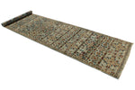 3x11 Blue and Multicolor Anatolian Traditional Runner