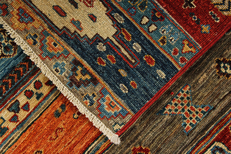 4x6 Multicolor Traditional Rug