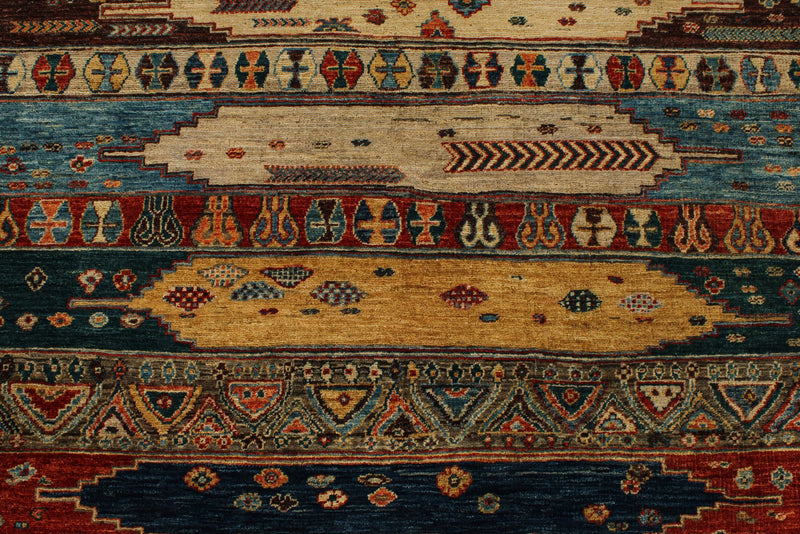 4x6 Multicolor Traditional Rug