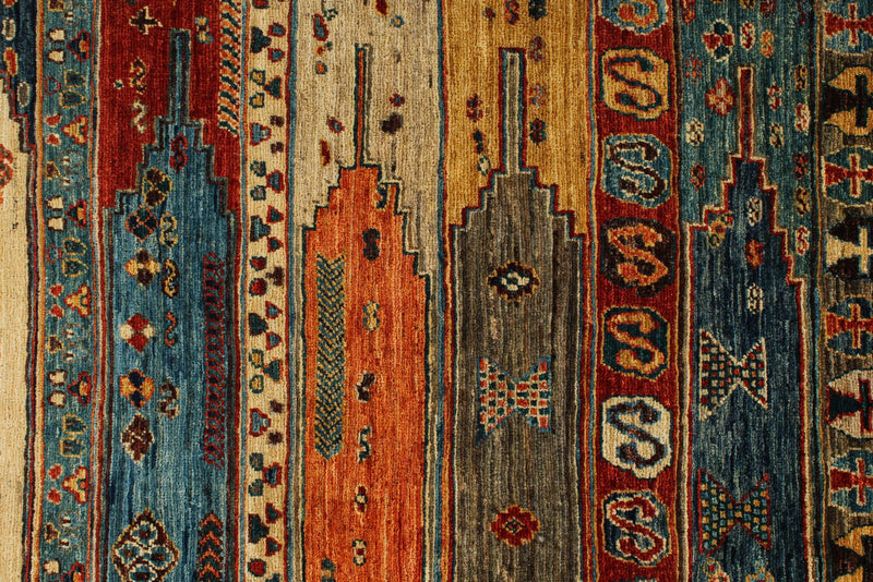 4x6 Multicolor Traditional Rug