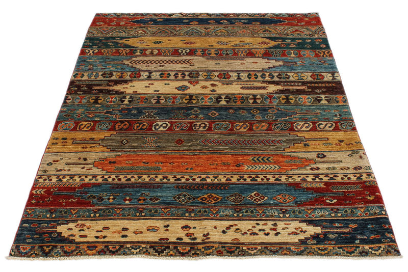 4x6 Multicolor Traditional Rug