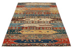 4x6 Multicolor Traditional Rug