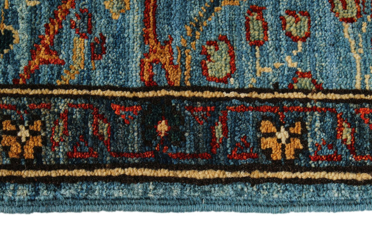 3x10 Blue and Multicolor Traditional Runner