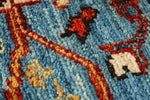 3x10 Blue and Multicolor Traditional Runner