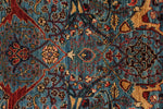 3x20 Light Blue and Multicolor Anatolian Traditional Runner