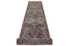 3x20 Light Blue and Multicolor Anatolian Traditional Runner