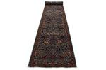 3x20 Light Blue and Multicolor Anatolian Traditional Runner