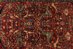 3x20 Red and Navy Anatolian Traditional Runner