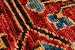 3x20 Red and Navy Anatolian Traditional Runner