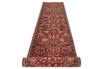 3x20 Red and Navy Anatolian Traditional Runner