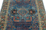 4x6 Blue and Green Anatolian Traditional Rug