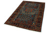 4x6 Blue and Navy Traditional Rug