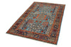 4x6 Blue and Navy Traditional Rug