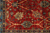 4x6 Red and Blue Traditional Rug