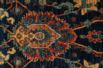 4x6 Navy and Multicolor Anatolian Traditional Rug