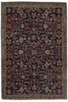 4x6 Navy and Multicolor Anatolian Traditional Rug